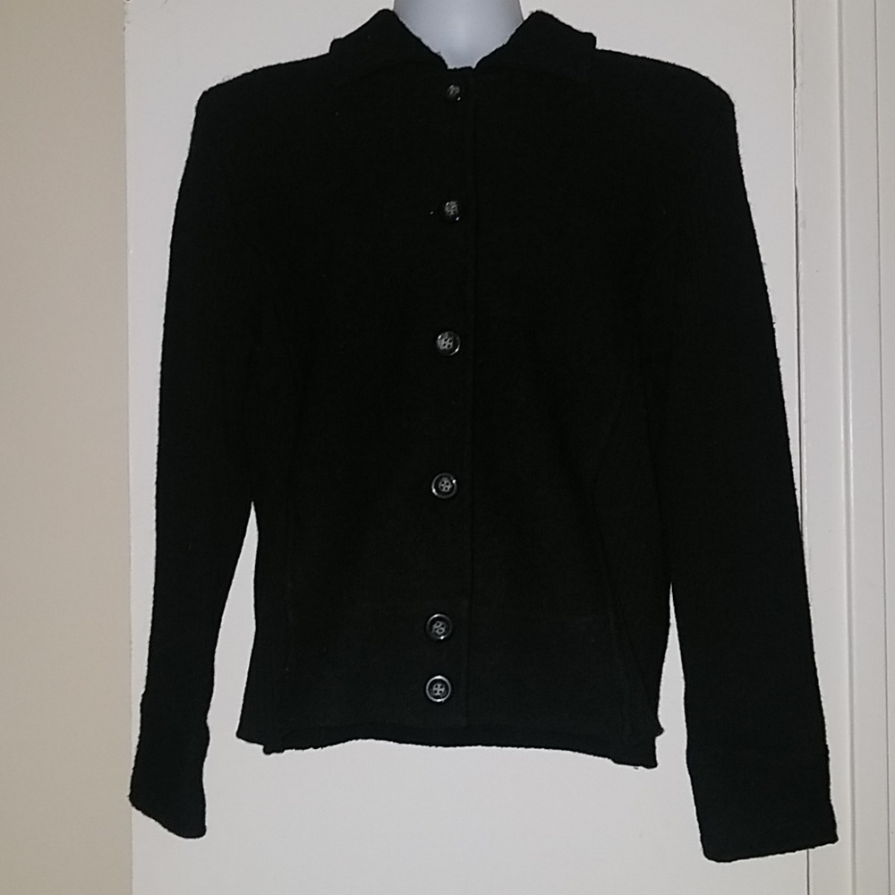 Jillian Jones 100% Wool Button Down Sweater